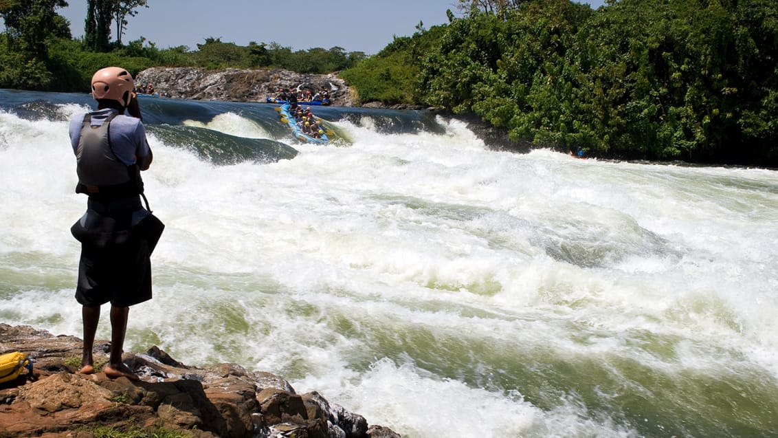 Riverrafting i Jinja, Uganda